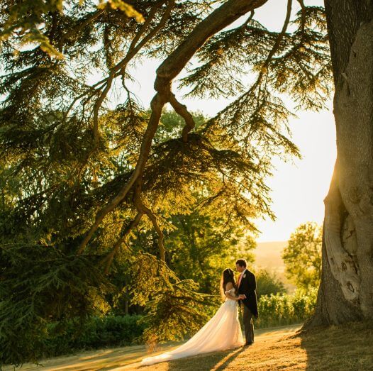 Bride and Groom at Buckinghamshire luxury wedding venue
